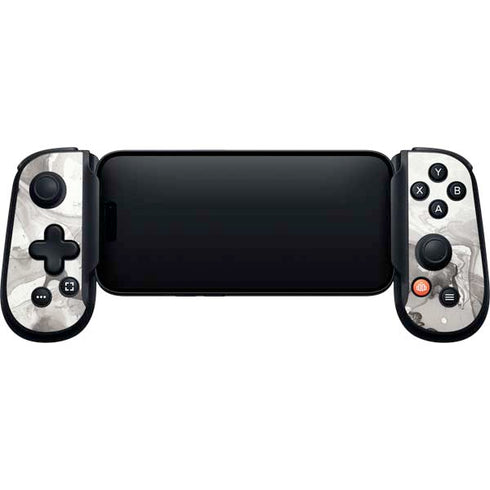 Marbleized Grey Backbone One for iPhone Game Controller Skin