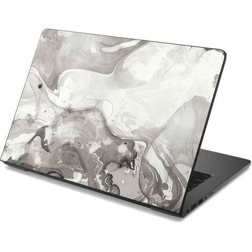 Marbleized Grey Dell Chromebook Skin