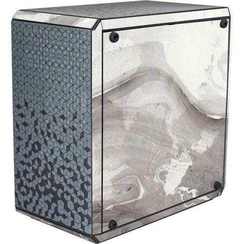 Marbleized Grey Cooler Master MasterBox Q300L Mini Tower Skin