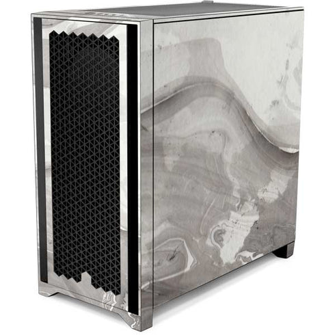 Marbleized Grey Corsair 4000D Tempered Glass Mid-Tower ATX Case Skin