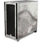 Marbleized Grey Corsair 4000D Tempered Glass Mid-Tower ATX Case Skin