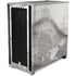 Marbleized Grey Corsair 4000D Tempered Glass Mid-Tower ATX Case Skin