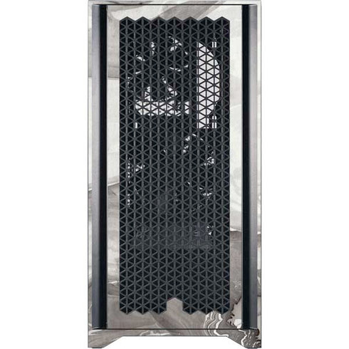 Marbleized Grey Corsair 4000D Tempered Glass Mid-Tower ATX Case Skin