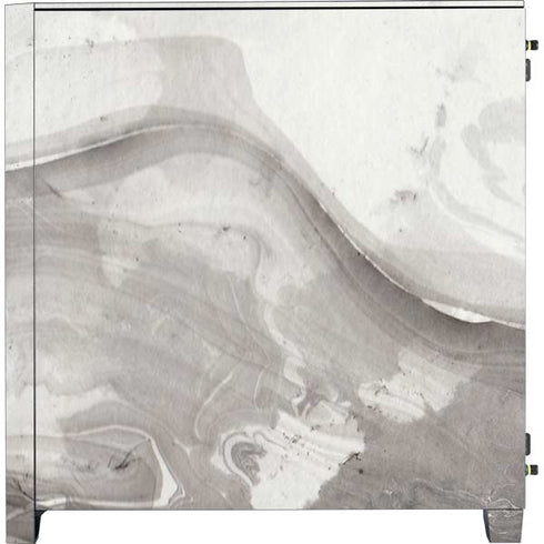 Marbleized Grey Corsair 4000D Tempered Glass Mid-Tower ATX Case Skin