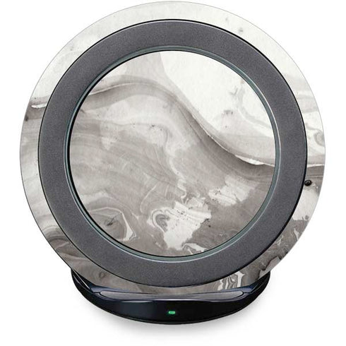 Marbleized Grey Fast Charge Wireless Charging Stand Skin