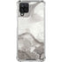 Marbleized Grey Galaxy A12 Clear Case