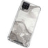 Marbleized Grey Galaxy A12 Clear Case