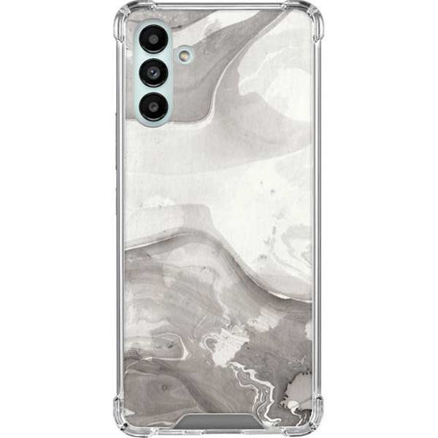 Marbleized Grey Galaxy A13 5G Clear Case