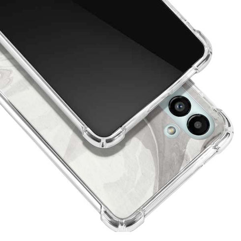 Marbleized Grey Galaxy A13 5G Clear Case