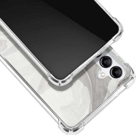 Marbleized Grey Galaxy A14 5G Clear Case