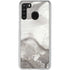 Marbleized Grey Galaxy A21 Clear Case