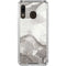 Marbleized Grey Galaxy A30 Clear Case