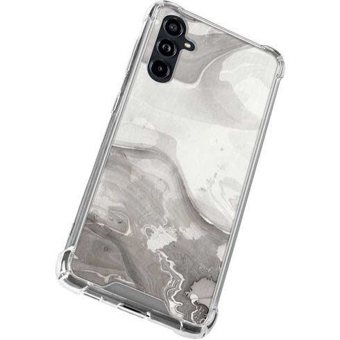 Marbleized Grey Galaxy A54 5G Clear Case