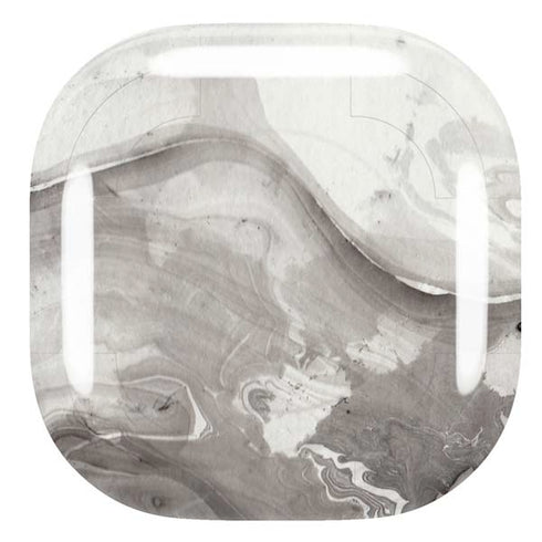 Marbleized Grey Galaxy Buds Live Skin