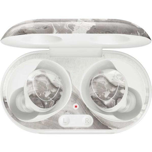 Marbleized Grey Galaxy Buds Plus Skin