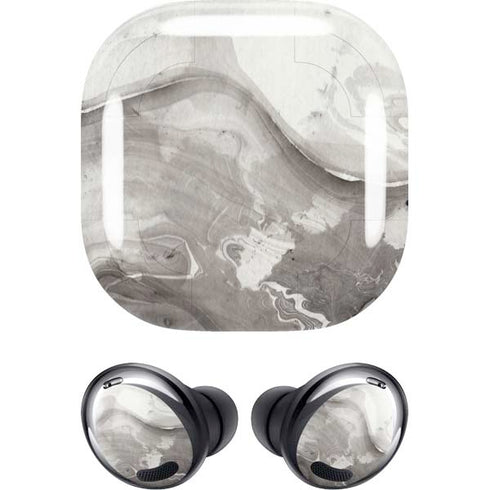 Marbleized Grey Galaxy Buds Pro Skin