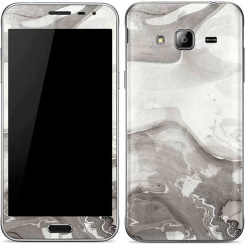 Marbleized Grey Galaxy J3 Skin
