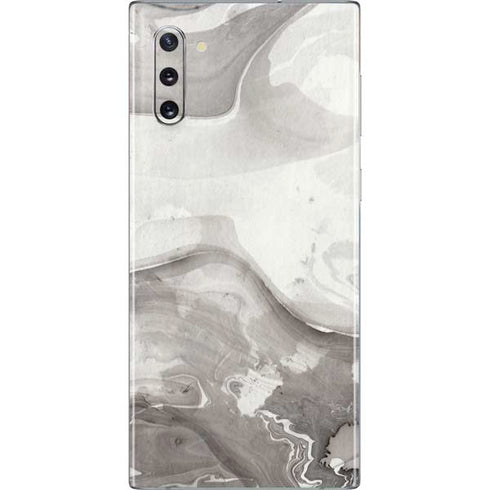 Marbleized Grey Galaxy Note 10 Skin