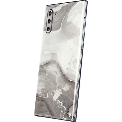 Marbleized Grey Galaxy Note 10 Skin