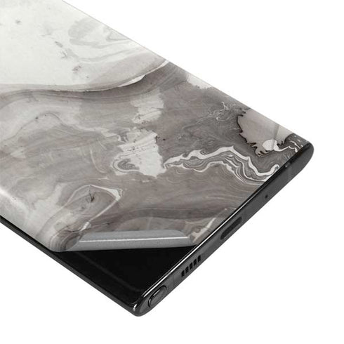 Marbleized Grey Galaxy Note 10 Skin