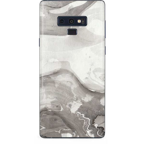 Marbleized Grey Galaxy Note 9 Skin