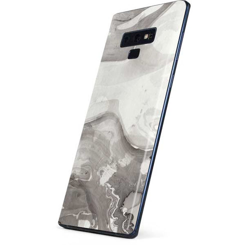 Marbleized Grey Galaxy Note 9 Skin