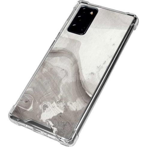 Marbleized Grey Galaxy Note20 5G Clear Case