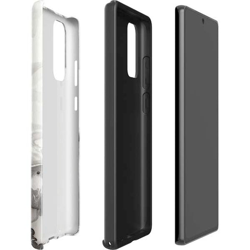 Marbleized Grey Galaxy Note20 5G Pro Case