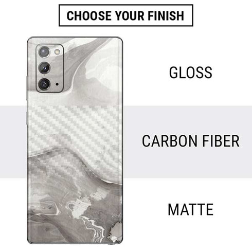 Marbleized Grey Galaxy Note20 5G Skin