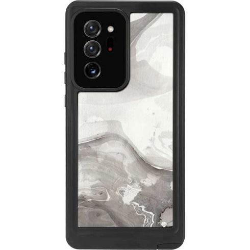 Marbleized Grey Galaxy Note20 Ultra 5G Waterproof Case