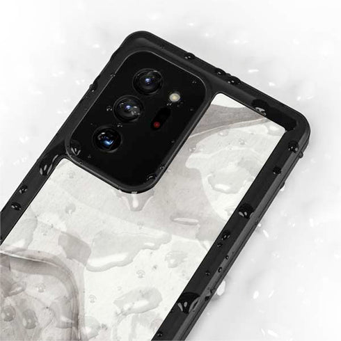 Marbleized Grey Galaxy Note20 Ultra 5G Waterproof Case