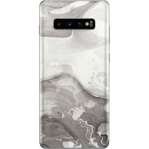 Marbleized Grey Galaxy S10 Plus Skin
