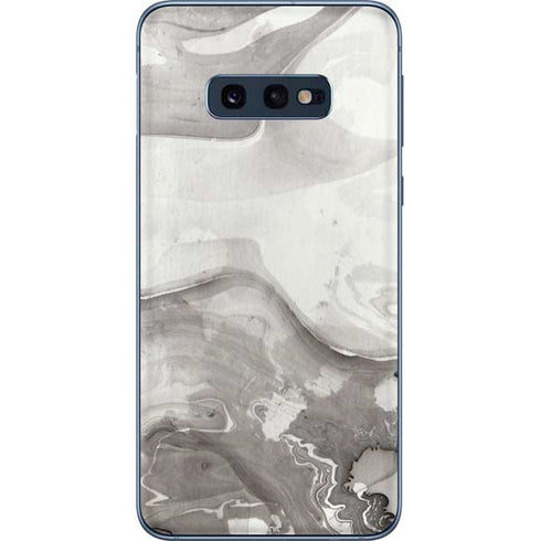 Marbleized Grey Galaxy S10e Skin
