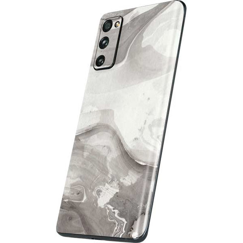 Marbleized Grey Galaxy S20 Fan Edition Skin