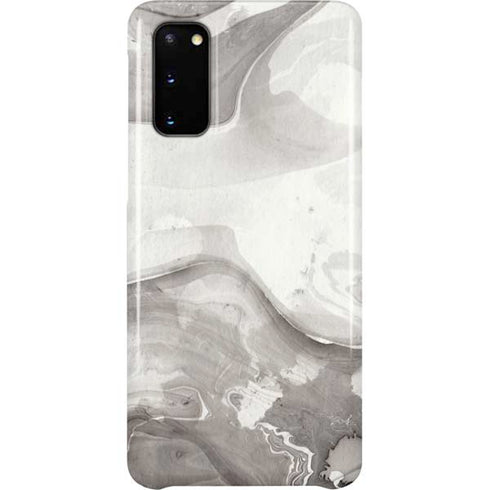 Marbleized Grey Galaxy S20 Lite Case