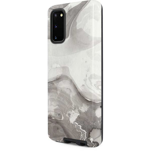 Marbleized Grey Galaxy S20 Pro Case