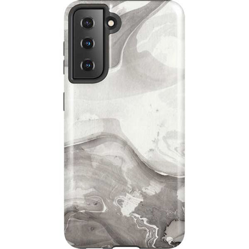 Marbleized Grey Galaxy S21 5G Pro Case
