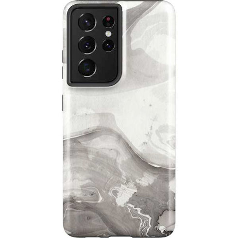 Marbleized Grey Galaxy S21 Ultra 5G Pro Case