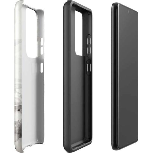 Marbleized Grey Galaxy S21 Ultra 5G Pro Case