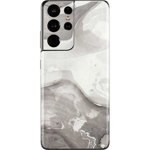 Marbleized Grey Galaxy S21 Ultra 5G Skin