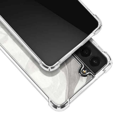Marbleized Grey Galaxy S22 Plus Clear Case