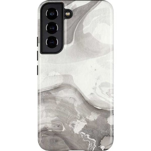 Marbleized Grey Galaxy S22 Pro Case