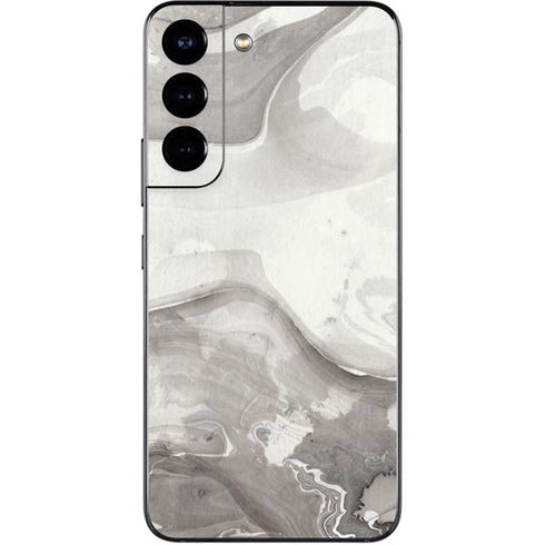 Marbleized Grey Galaxy S22 Skin