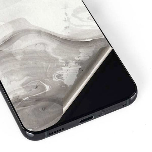 Marbleized Grey Galaxy S22 Skin