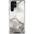 Marbleized Grey Galaxy S22 Ultra Clear Case