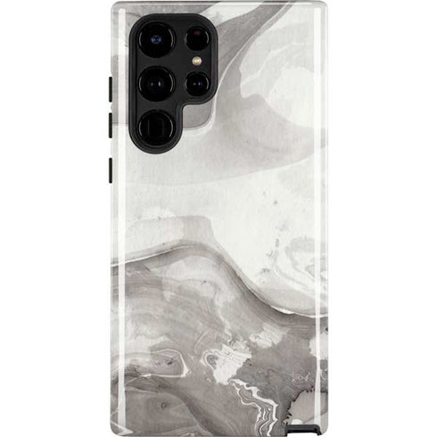 Marbleized Grey Galaxy S22 Ultra Pro Case