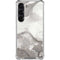 Marbleized Grey Galaxy S23 Clear Case