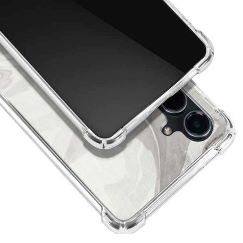 Marbleized Grey Galaxy S23 FE Clear Case
