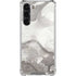 Marbleized Grey Galaxy S23 Plus Clear Case