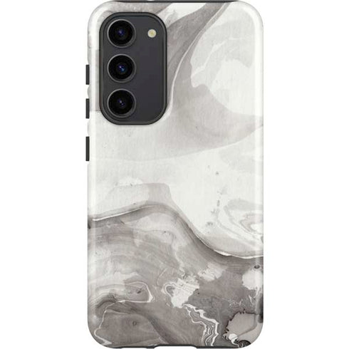 Marbleized Grey Galaxy S23 Plus Pro Case